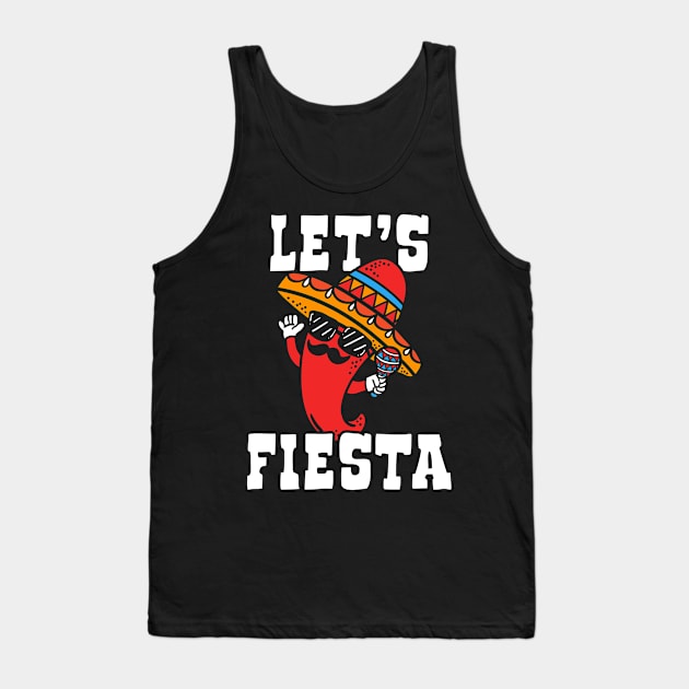 Fiesta Cinco de Mayo Tank Top by KAWAIITEE